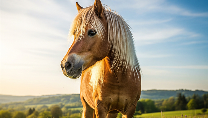 Traditional leather farrier apron showing classic design for hoof care safety