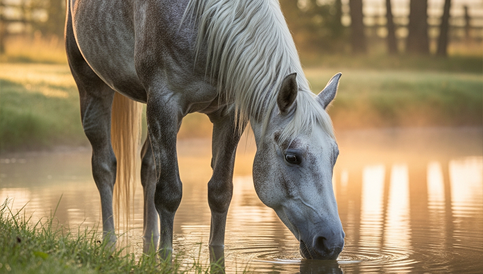 Farrier trimming a horse’s hoof with a hoof knife safely