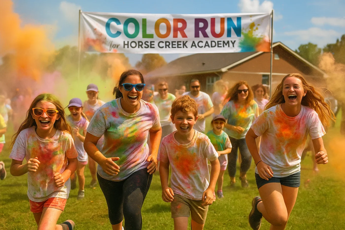 Color Run for Horse Creek Academy Kershaw