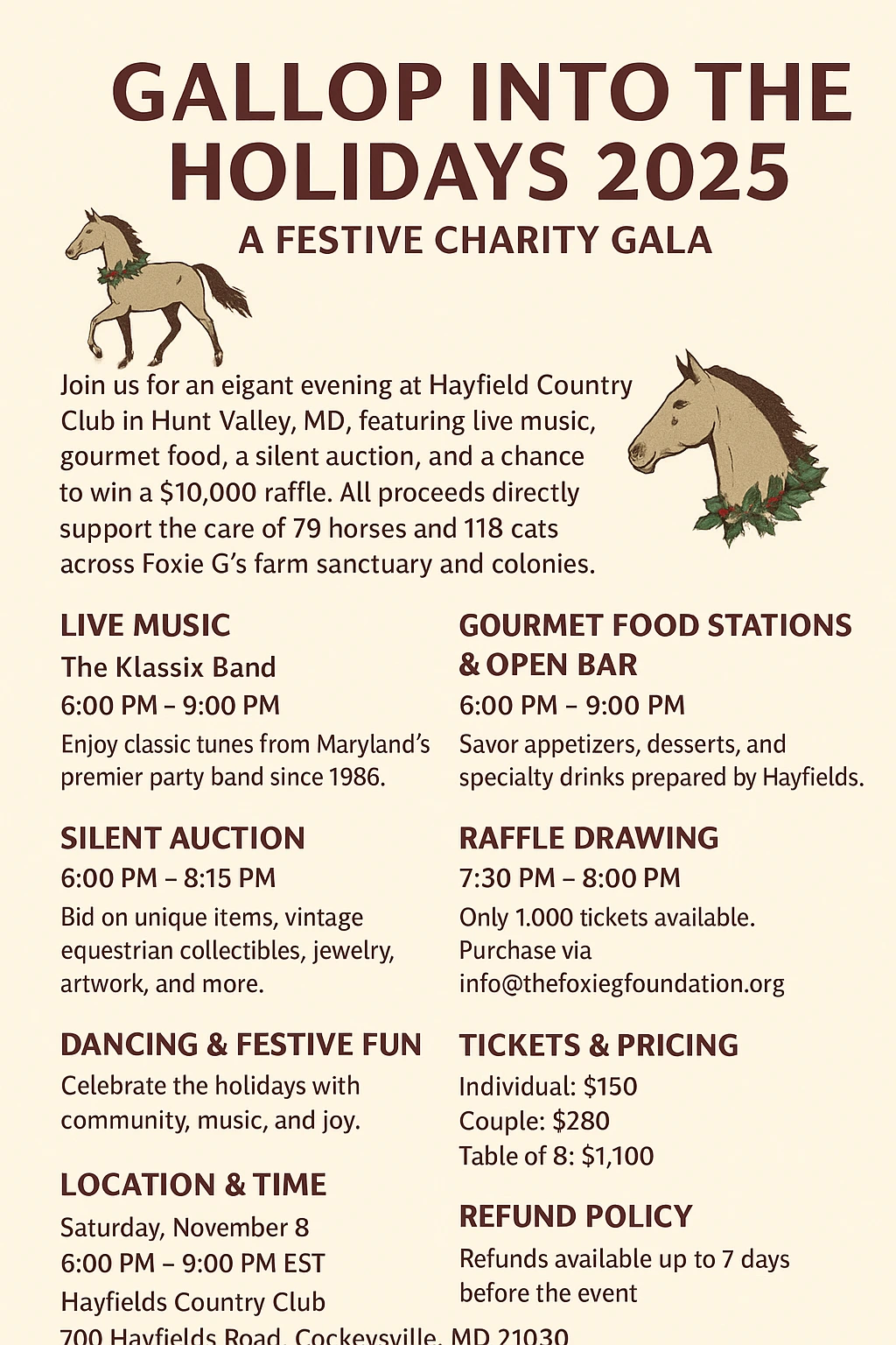 Gallop Into The Holidays 2025