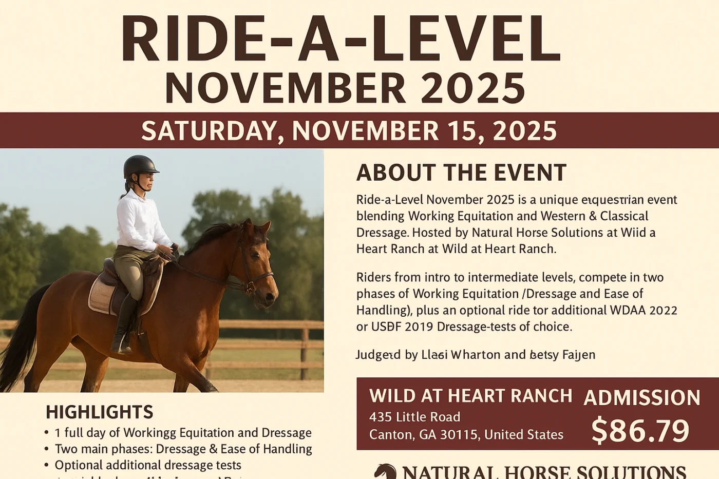 Ride-a-Level November 2025