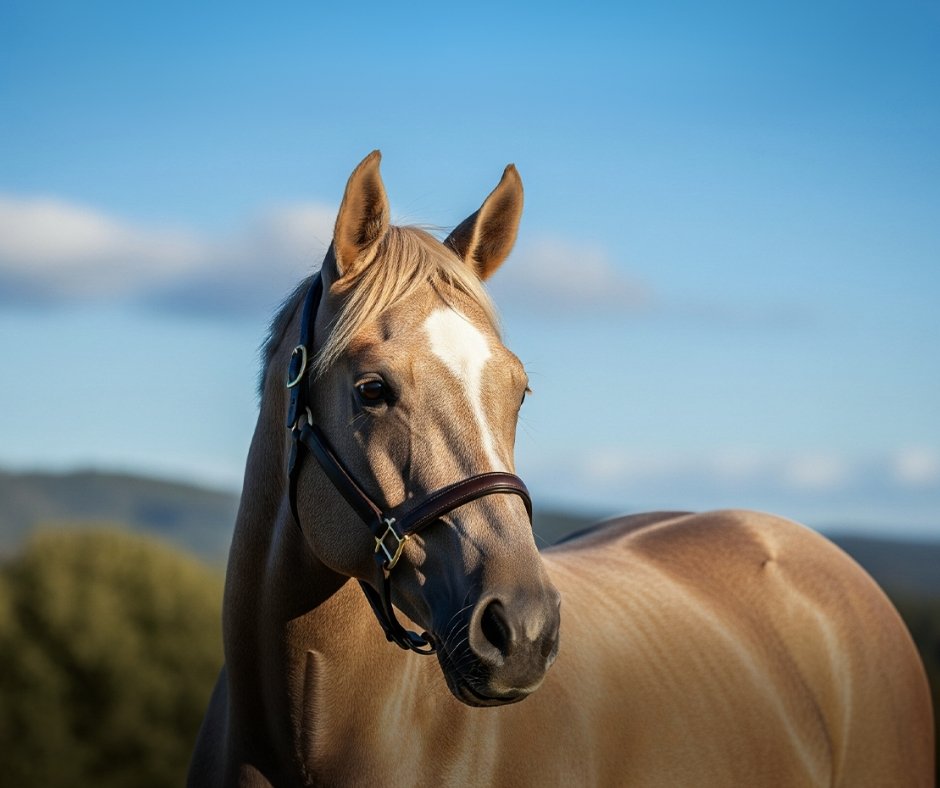 Farrier sharpening a hoof knife using a sharpening stone