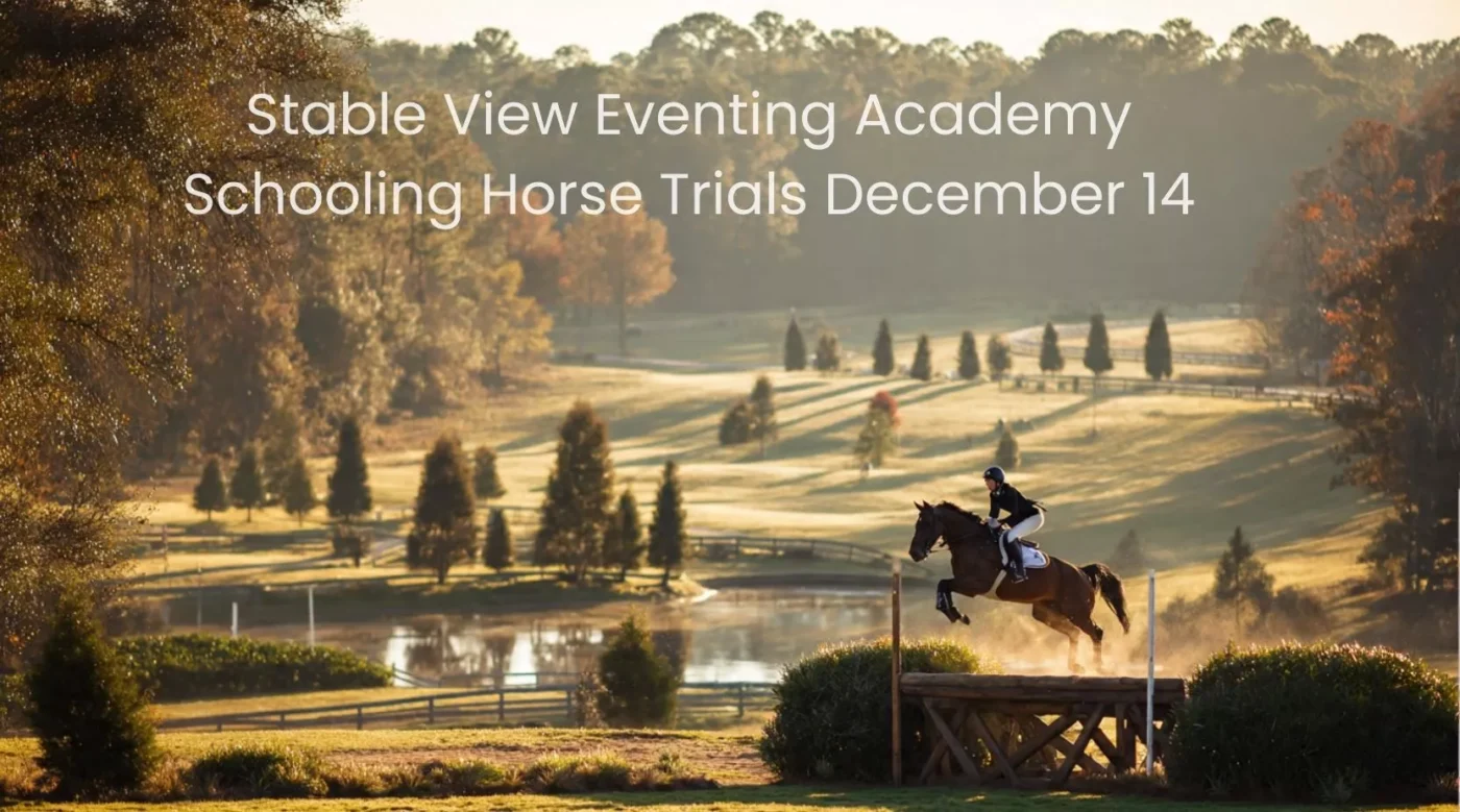 Stable View Eventing Academy Schooling Horse Trials December 14
