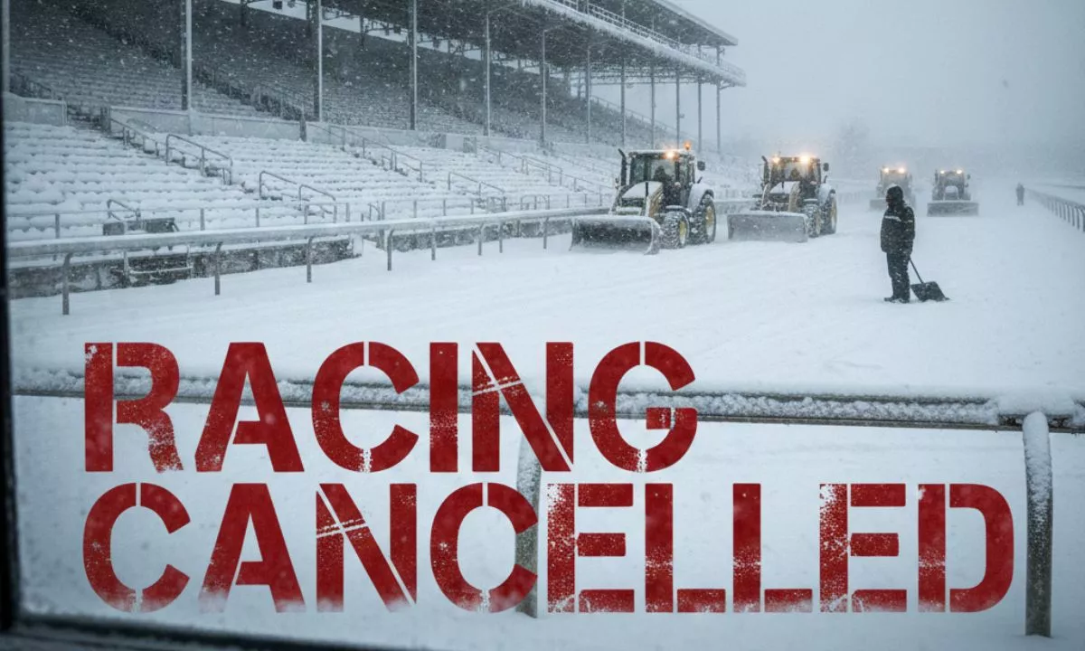Arctic Blast Forces Major Winter Storm Horse Racing Cancellations