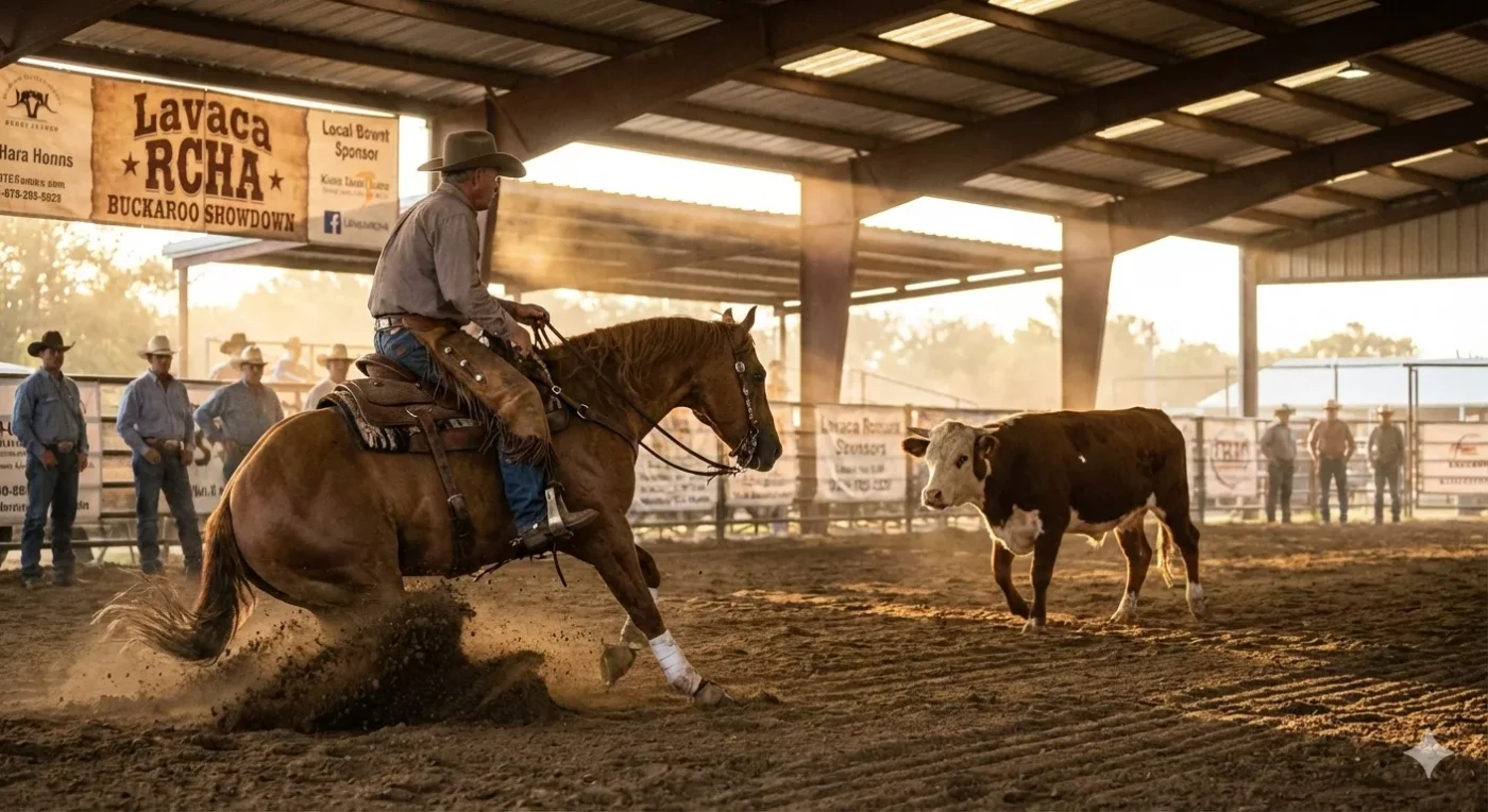 Lavaca RCHA Buckaroo Showdown Texas Reined Cow Horse Tradition