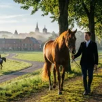 Probiotic and prebiotic supplements for horses with a feed bucket