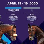 Riders competing at the FEI World Cup Finals jumping and dressage competition