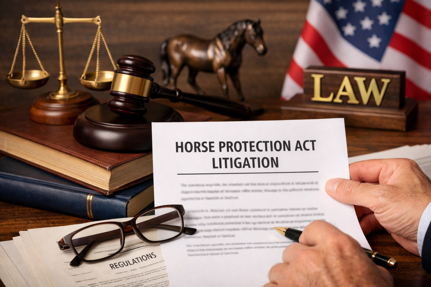 Legal updates about the Horse Protection Act and equine welfare regulations