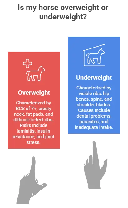 Can a Horse Be Overweight or Underweight