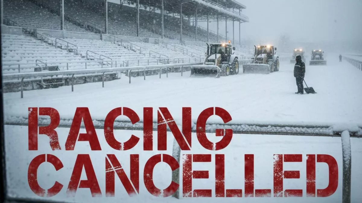 Arctic Blast Forces Major Winter Storm Horse Racing Cancellations