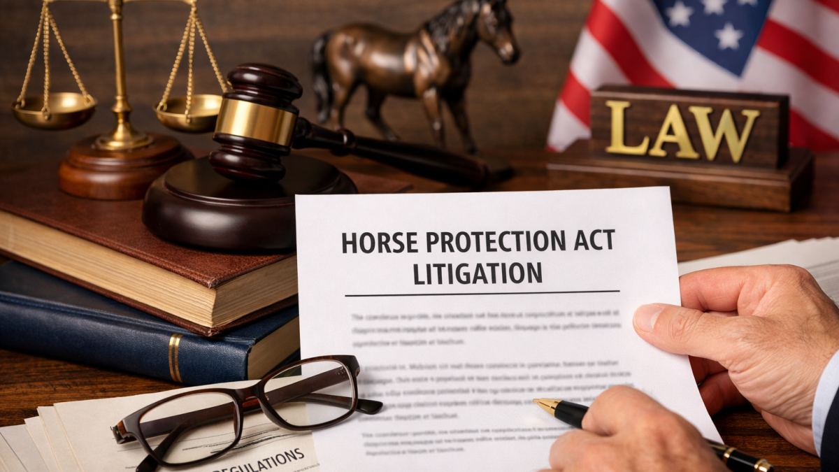Legal updates about the Horse Protection Act and equine welfare regulations