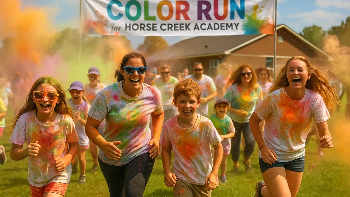Color Run for Horse Creek Academy Kershaw