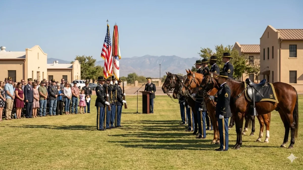 Fort Huachuca Honors Retiring Cavalry Horses in Special Ceremony