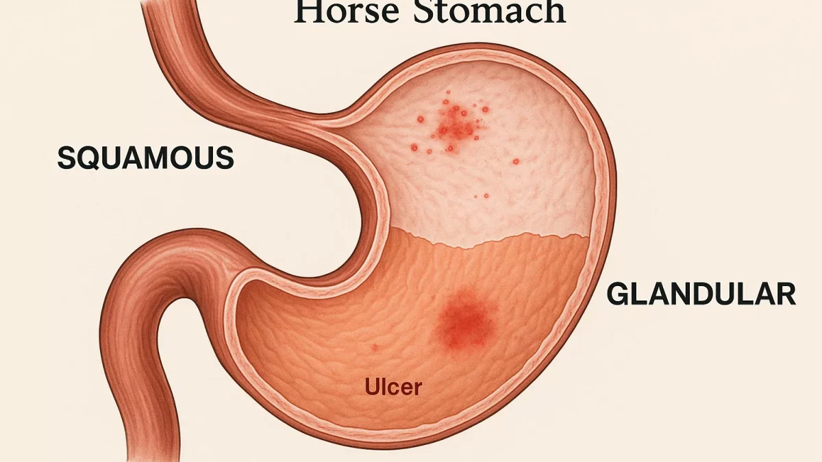 Squamous Ulcers vs Glandular Ulcers in Horses Explained
